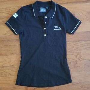 Ladies core polo with Jaguar leaper icon